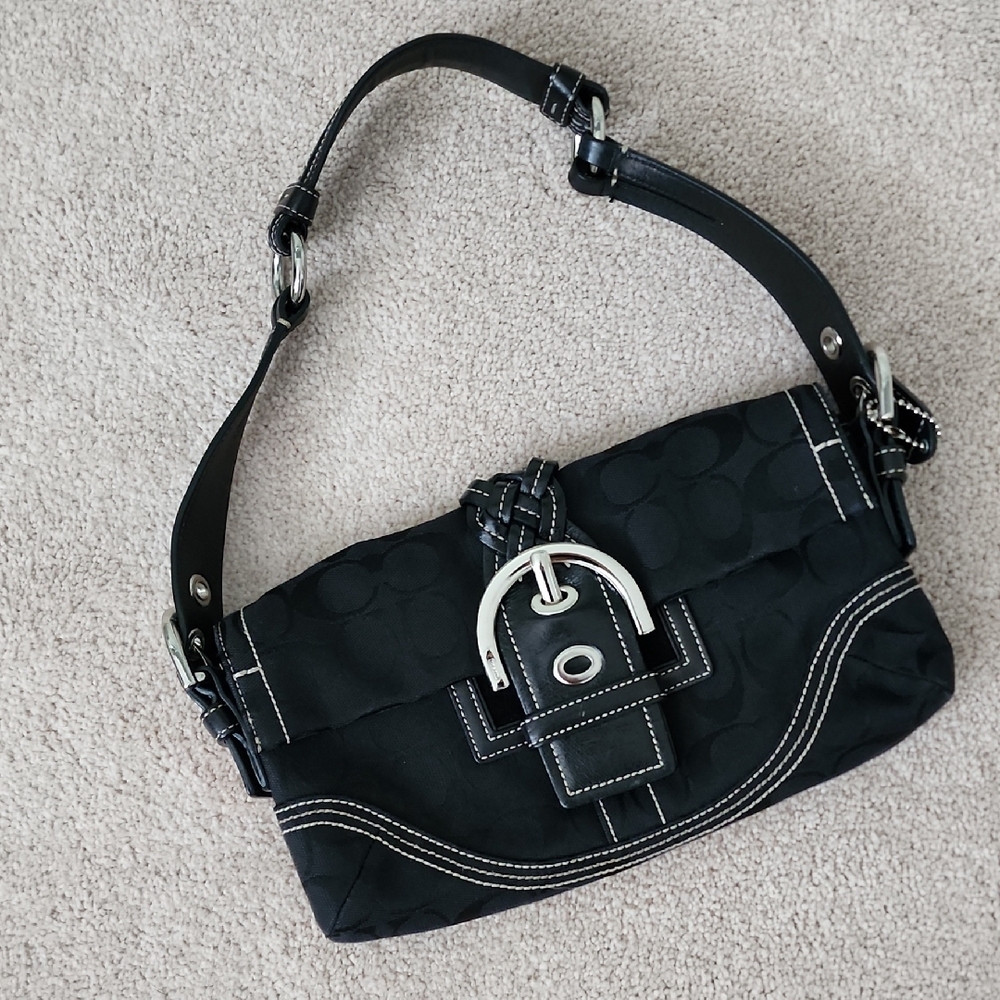 Black Coach Shoulder Bag